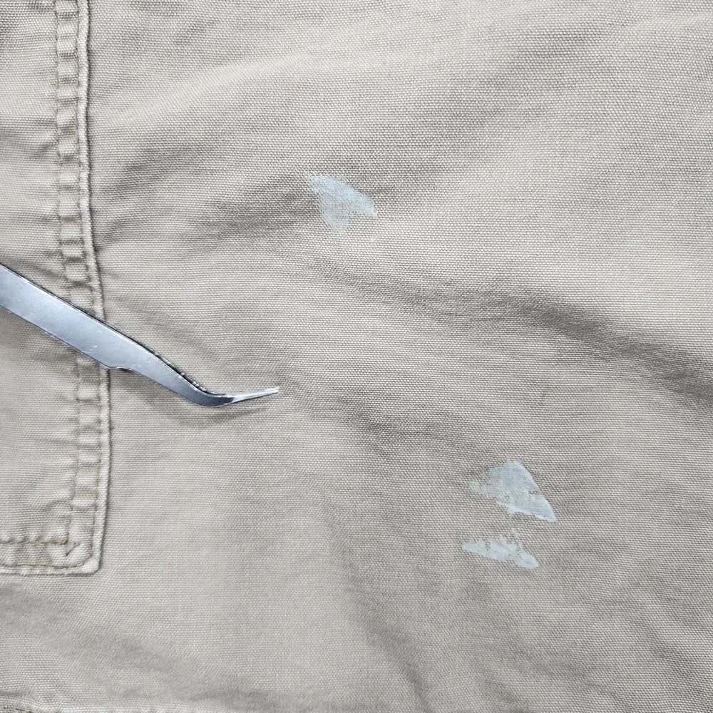 Carhartt Shorts Mens 36 Beige Cargo Canvas Relaxed Distressed Workwear Painter